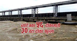 अविरल वर्षाका कारण सप्तकोसी नदीमा यस वर्षकै उच्च बहाव, सतर्कता अपनाउन खतराको संकेत रातो बत्ती बालियो अविरल वर्षाका कारण सप्तकोसी नदीमा यस वर्षकै उच्च बहाव, सतर्कता अपनाउन खतराको संकेत रातो बत्ती बालियो