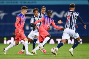 इङ्ग्लिस प्रिमियर लिगमा चेल्सी र वेस्ट ब्रोमले खेल बराबरी