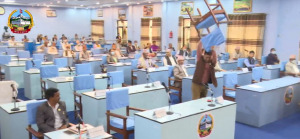 प्रदेश ५ को प्रदेशसभा बैठक विपक्षीदलको नाराबाजीका बीच चल्दै