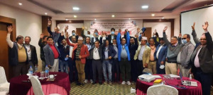 प्रधान समुहलाई २५ जिल्ला अध्यक्षहरुले मतदान गर्ने प्रतिवद्धता