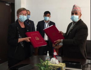 नेपाल सरकार र विश्व बैंकबीच छुट्टा – छुट्टै दुईवटा सम्झौतामा हस्ताक्षर