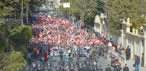 सरकारविरुद्ध नेपाली कांग्रेसद्वारा काठमाडौंमा शक्ति प्रदर्शन