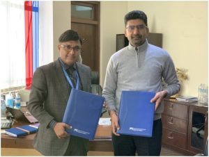 माछापुच्छ्रे बैंक र एमएडब्लु अर्थमूभर्स प्रा.लिबीच सम्झौता