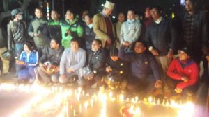 काठमाण्डौंको शान्ति बाटीकामा दीप प्रज्वलन