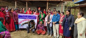 ग्रामिण महिलाको निः शुल्क भिडियो एक्स रे तथा स्वास्थ्य परिक्षण
