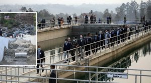 काठमाडौं आइपुग्यो मेलम्चीको पानी, सुन्दरीजलको ढोका खोलेर प्रधानमन्त्री ओलीले गरे काठमाडौंमा स्वागत