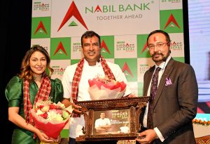 शेफ सन्तोष शाह नबिल बैंकको “हिरोज् अफ नेपाल”बाट सम्मानित शेफ सन्तोष शाह नबिल बैंकको “हिरोज् अफ नेपाल”बाट सम्मानित