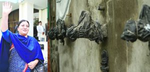 राष्ट्रपतिद्वारा मेलम्ची खानेपानीको उद्घाटन हुँदै, उद्घाटनका लागि भृकुटीमण्डपमा बनाइयो ढुंगेधारा