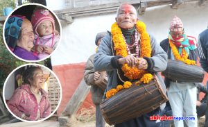 खोटाङ जिल्लाको पाथेकास्थित रिभाङ्गे टोलमा एक महिने मारुनी नाच