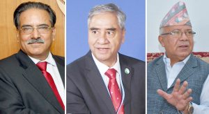 सत्तारूढ गठबन्धनका तीन शीर्ष नेताबीच बालुवाटारमा भेटवार्ता