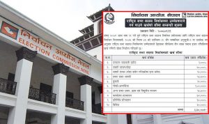 राष्ट्रियसभा निर्वाचनमा एक उम्मेदवारले साढे तीन लाखसम्म खर्च गर्न पाउने राष्ट्रियसभा निर्वाचनमा एक उम्मेदवारले साढे तीन लाखसम्म खर्च गर्न पाउने