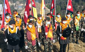 गोरखादेखि काठमाडौंसम्म नेपाली सेनाको एकीकरण मार्ग पदयात्रा २०७८