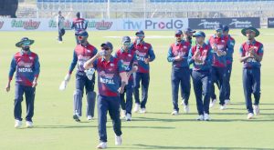 चार देश सम्मिलित टि-20 सिरिजको दोस्रो खेलमा नेपाल युएईसँग २५ रनले पराजित