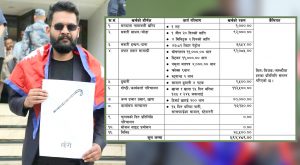 काठमाडौंका मेयर बालेनको चुनावी खर्च ३ लाख ९४ हजार ४८९