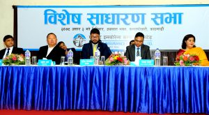 एभरेष्ट इन्स्योरेन्स र हिमालयन जनरल इन्स्योरेन्सबीच मर्जर हुने प्रस्ताव सर्वसम्मत पारित
