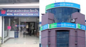 नेपाल इन्भेष्टमेन्ट बैंक र स्ट्याण्डर्ड चार्टर्ड बैंकले गरे चौथो त्रैमासको वित्तीय विवरण सार्वजनिक