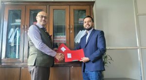 बीमा सेवा प्रदायक ई-बीमा र एनएलजी इन्स्योरेन्सबीच सम्झौता पत्रमा हस्ताक्षर