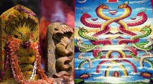 नागको पूजा अर्चना गरी घरका मूलढोकामा टाँसेर नगपञ्मची मनाईदै