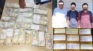 हुण्डी कारोबारी आशंकामा ७४ लाख रुपैयाँसहित तीन जना पक्राउ