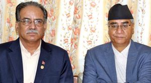 माओवादी अध्यक्ष प्रचण्ड र प्रधानमन्त्री एवम् कांग्रेस सभापति देउवाबीच सत्ता समीकरणबारे बालुवाटरमा छलफल माओवादी अध्यक्ष प्रचण्ड र प्रधानमन्त्री एवम् कांग्रेस सभापति देउवाबीच सत्ता समीकरणबारे बालुवाटरमा छलफल