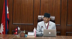प्रधानमन्त्री प्रचण्डले आज संसदमा विश्वासको मत लिँदै