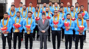 प्रतिखेलाडीलाई तीन लाख दिने प्रधानमन्त्रीको घोषणा