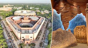 अखण्ड भारतको नक्सामा नेपालको लुम्बिनी र कपिलवस्तु