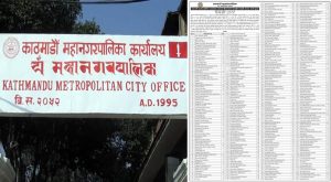 काठमाडौं महानगरपालिकाले सार्वजनिक गर्यो छात्रवृत्ति नदिने ३४२ विद्यालयको नाम