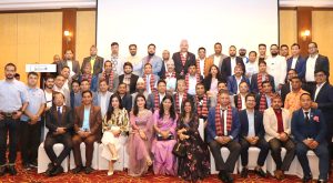 एनआरएनए उपाध्यक्षमा खगेन्द्र न्यौपानेले कतारबाट अध्यक्षका प्रत्याशी आरके शर्मासँगै गरे प्रतिबद्धता सहित उम्मेदवारी घोषणा