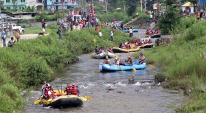 बागमती नदीलाई स्वच्छ राख्न र बागमती सभ्यताको जगेर्ना गर्ने उद्देश्यले सुन्दरीजलदेखि चोभारसम्म र्याफ्टिङ सररर… बागमती नदीलाई स्वच्छ राख्न र बागमती सभ्यताको जगेर्ना गर्ने उद्देश्यले सुन्दरीजलदेखि चोभारसम्म र्याफ्टिङ सररर…