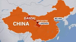 चीनमा ६.२ रेक्टरस्केलको भूकम्प, एक सयभन्दा बढीको मृत्यु