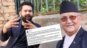 १० हजार करोडको काण्ड लुकाउन अर्को काण्ड गरेर जनता नझुक्याउनुहोला माननीय केपी ओलीज्यू: मेयर बालेन्द्र शाह