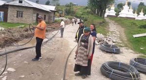 सुलमा खोला खानेपानी आयोजनाबाट २५० घर धुरी लाभान्वित