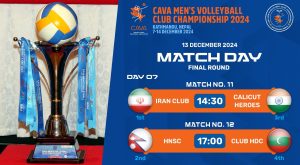 पहिलो सेमिफाईनल इरान र क्यालिकट हिरोज तथा दोस्रो सेमिफाईनल हेल्प नेपाल र क्लब एचडिसीबीच प्रतिष्पर्धा हुँदै