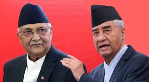 मन्त्री फेरबदलका लागि आज प्रधानमन्त्री ओली र देउवाबीच बैठक