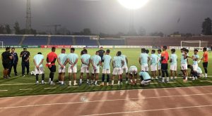 नेपालले आज घरेलु टोली ताजकिस्तानविरुद्ध खेल्दै नेपालले आज घरेलु टोली ताजकिस्तानविरुद्ध खेल्दै