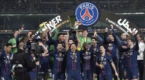 पेरिस सेन्ट जर्मेन (पिएसजी) ले उचाल्यो फ्रेन्च सुपर कपको उपाधि