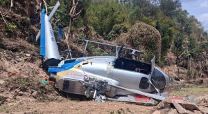 खोटाङमा हेलिकप्टर दुर्घटना, सवार सबै जना सुरक्षित