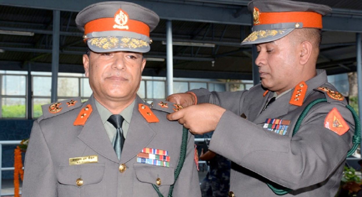 सशस्त्र प्रहरीको आईजीपीमा नारायणदत्त पौडेल नियुक्त
