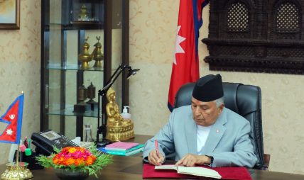 अध्यादेशबारे संविधानविदहरूसँग परामर्श गर्दै राष्ट्रपति