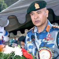 मन अमिलो पारेर काबिल कमाण्डरलाई बिदाई गर्दै सशस्त्रका सकल दर्जा