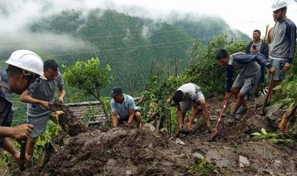 अविरल वर्षाका कारण जाजारकोट पहिरामा परि दुई जनाको मृत्यु