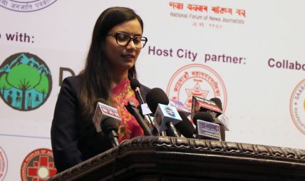 राज्य र नागरिकबीचको मेटाउने सबैभन्दा ठूलो जिम्मेवारी मातृभाषाका पत्रकार साथीहरूको काँधमा छ: मन्त्री गौत्तम