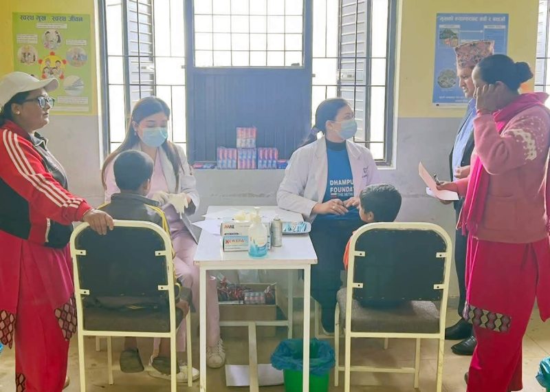 ओखलढुंगामा दुई दिने निःशुल्क दन्त शिविर सम्पन्न, करिब ४ सयले लिए सेवा